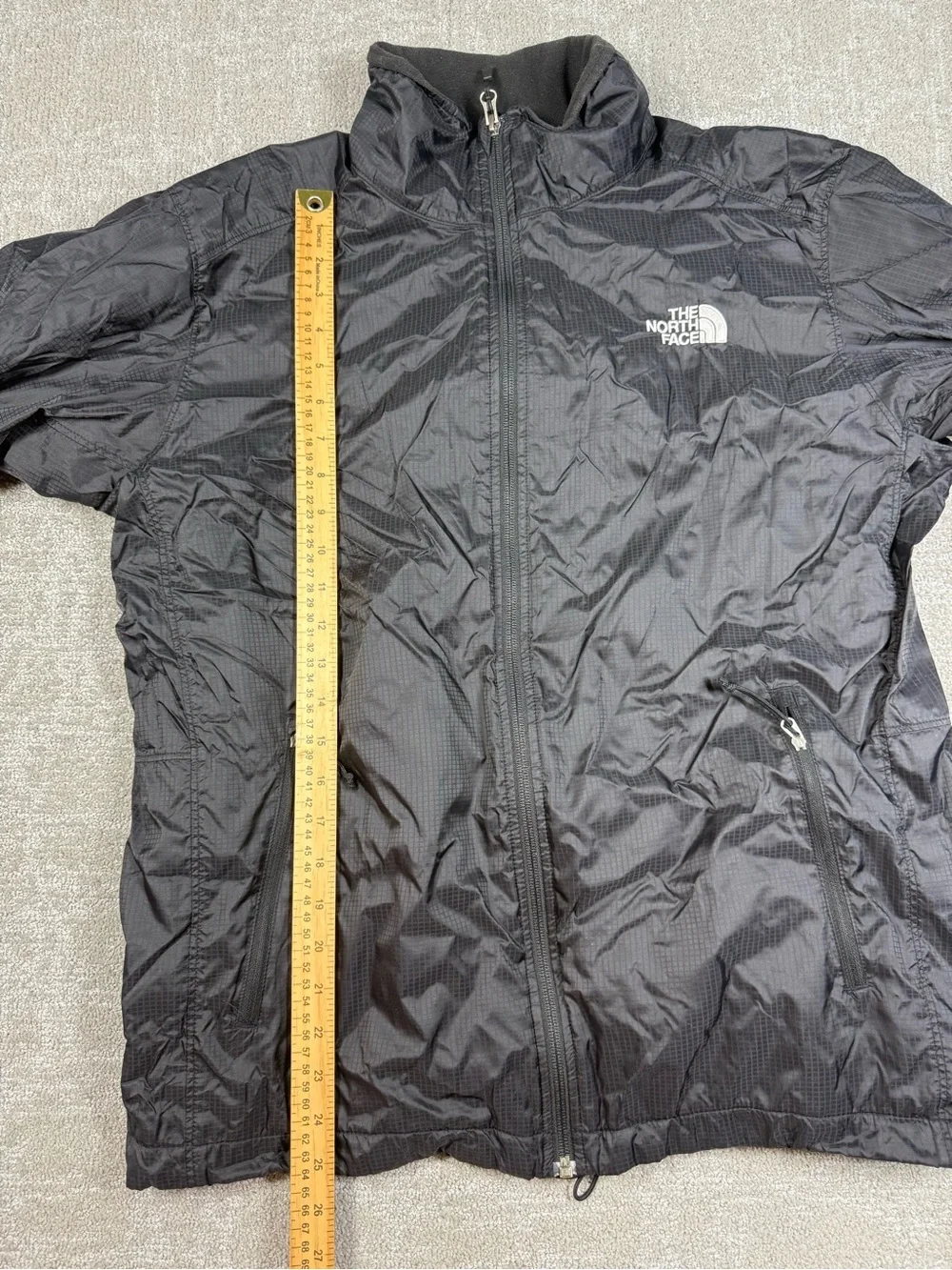 The North Face Black Full Zip Windbreaker Jacket Mens Large